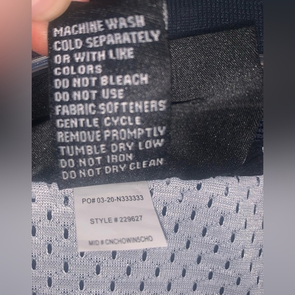 Holloway Youth Navy/White Potomac Golf Jacket Lightweight Full-Zip Front; Size L - Picture 6 of 11